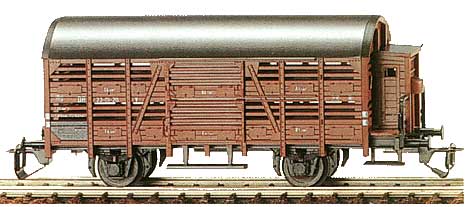 Booth car for small cattle &quot;Altona&quot; with brakemans cab<br /><a href='images/pictures/Tillig/14820.jpg' target='_blank'>Full size image</a>